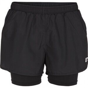 💎Incredible Quality! NEWLINE Base 2 Layer Athletic Shorts - Black (M) 2-in-1